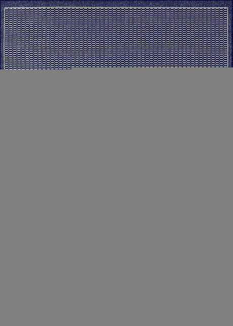 Couristan Recife Saddlestitch 1001/6500 Ivory / Indigo Rugs.