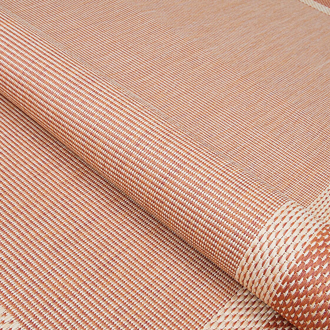 Couristan Recife Stria Texture 5526/1112 Natural / Terra Cotta Rugs.