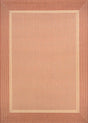 Couristan Recife Stria Texture 5526/1112 Natural / Terra Cotta Rugs.