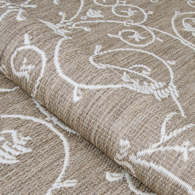 Couristan Recife Veranda 1583/2312 Champagne/Taupe Rug.