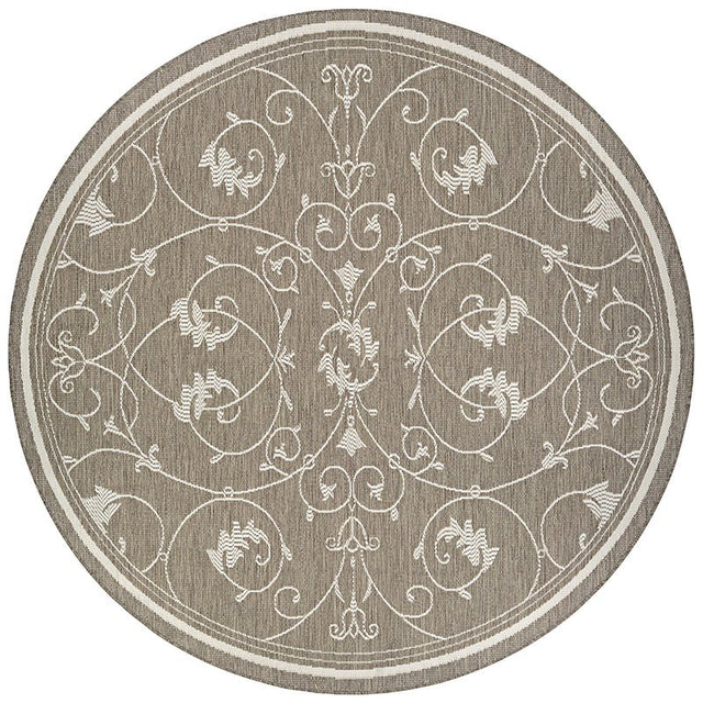 Couristan Recife Veranda 1583/2312 Champagne/Taupe Rug.