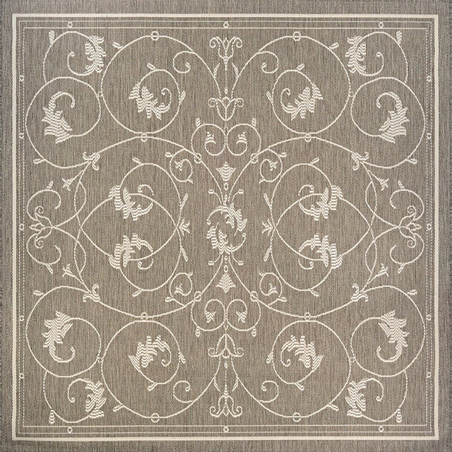 Couristan Recife Veranda 1583/2312 Champagne/Taupe Rug.