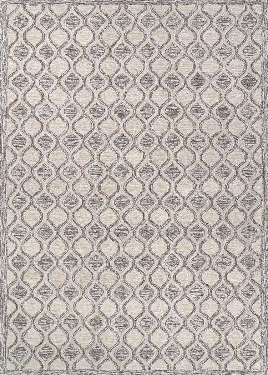 Couristan Silverthorne Mosaic 5102/0004 Sandlewood Rug.