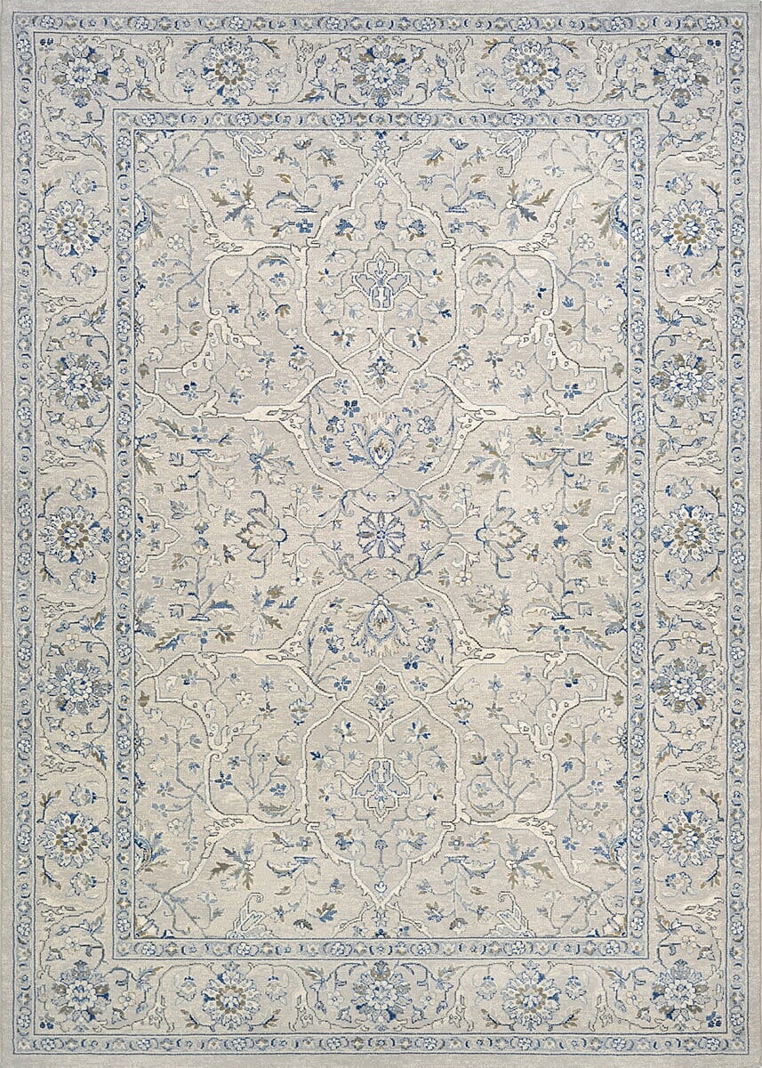 Couristan Sultan Treasures Floral Yazd 7145/9696 Grey Rugs.