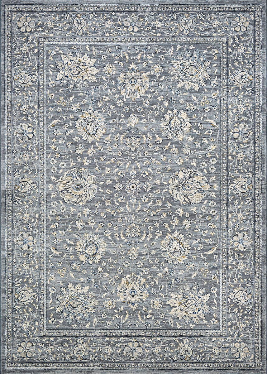 Couristan Sultan Treasures Persian Isfahn 7141/5656 Slate Rugs.