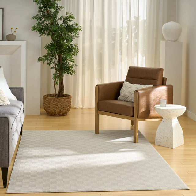 Nourison Serenity Home SRH10 Ivory Contemporary Area Rugs