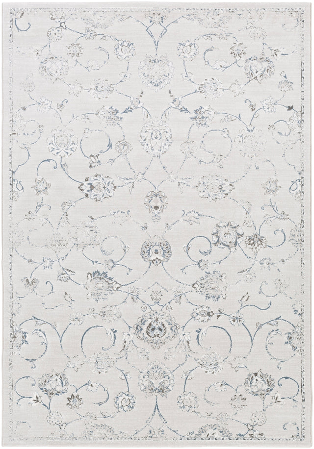 Surya Contempo Cpo-3726 White, Light Gray, Medium Gray Rugs.