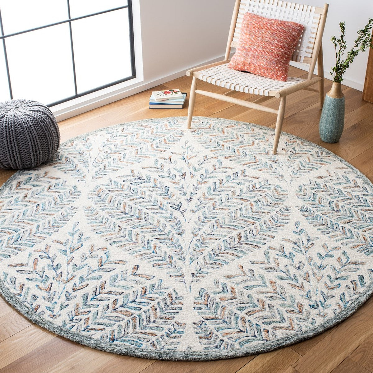 Safavieh Capri Cpr208A Ivory/Blue Rugs