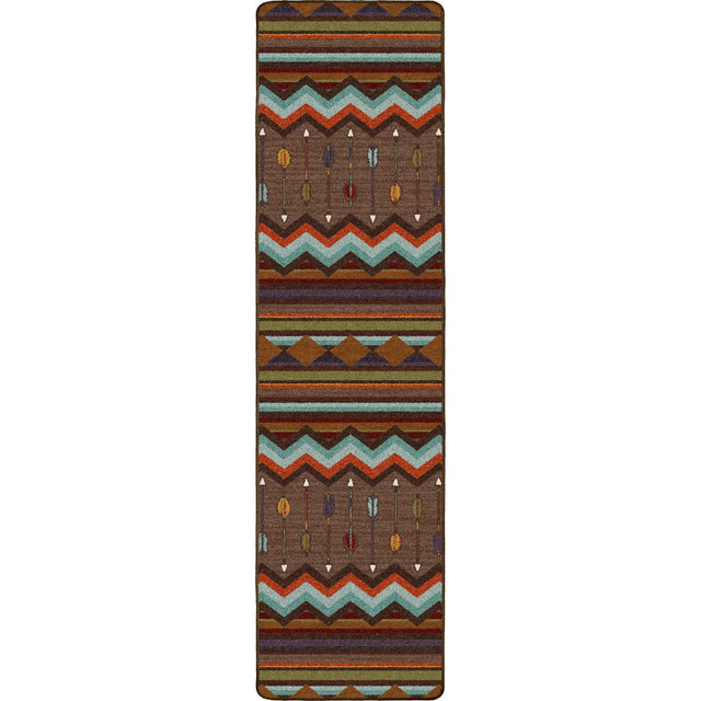 American Dakota Cresting Fletcher Rainbow Rug