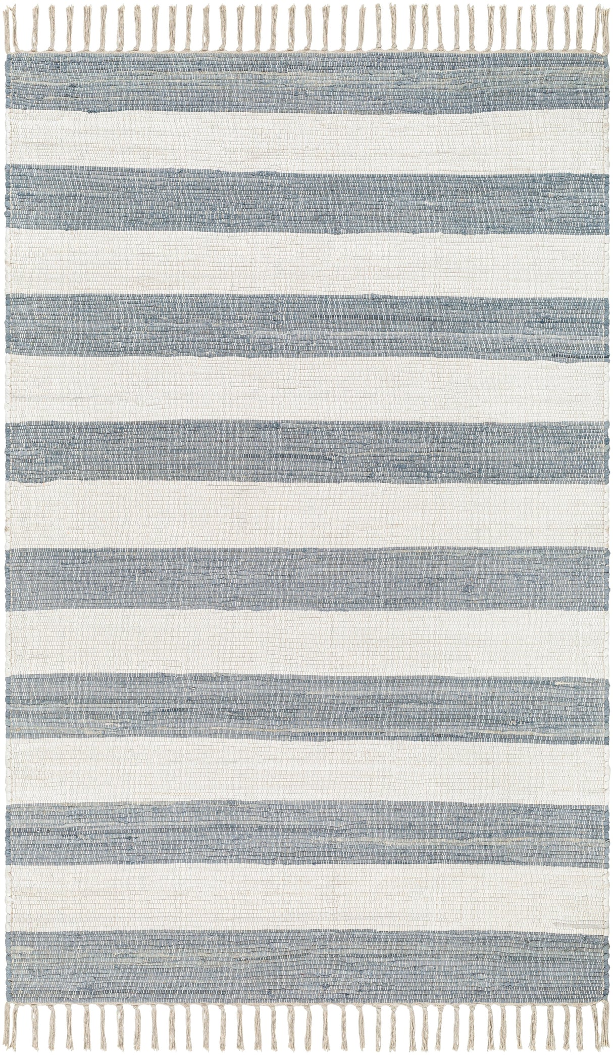 Surya Cotone Cte-2300 White, Denim Rug.