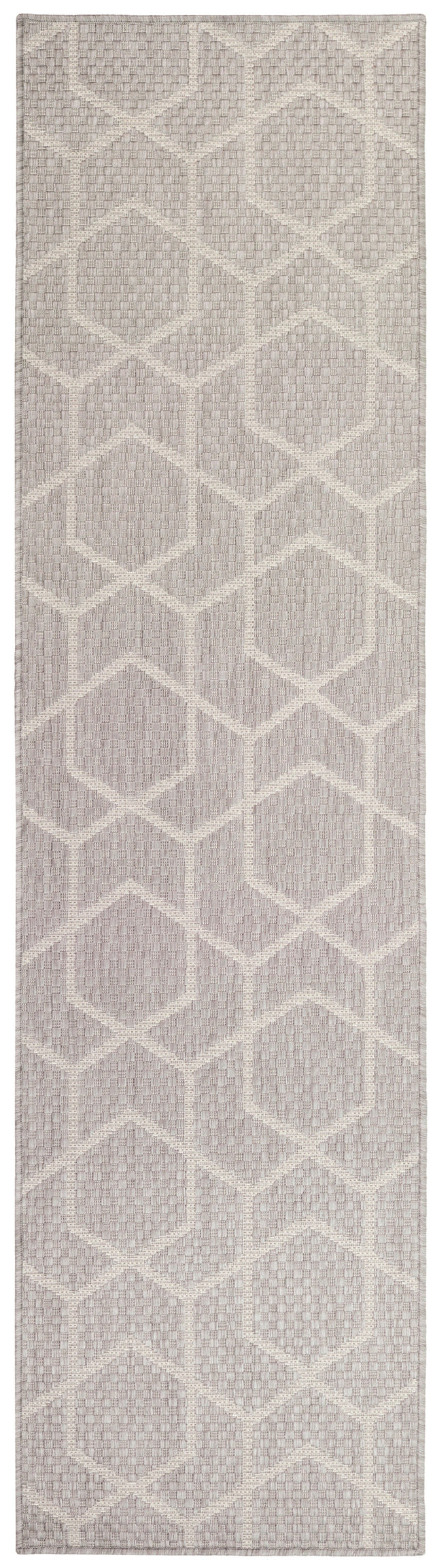Nourison Horizon Indoor/Outdoor HOZ01 Grey Contemporary Area Rugs