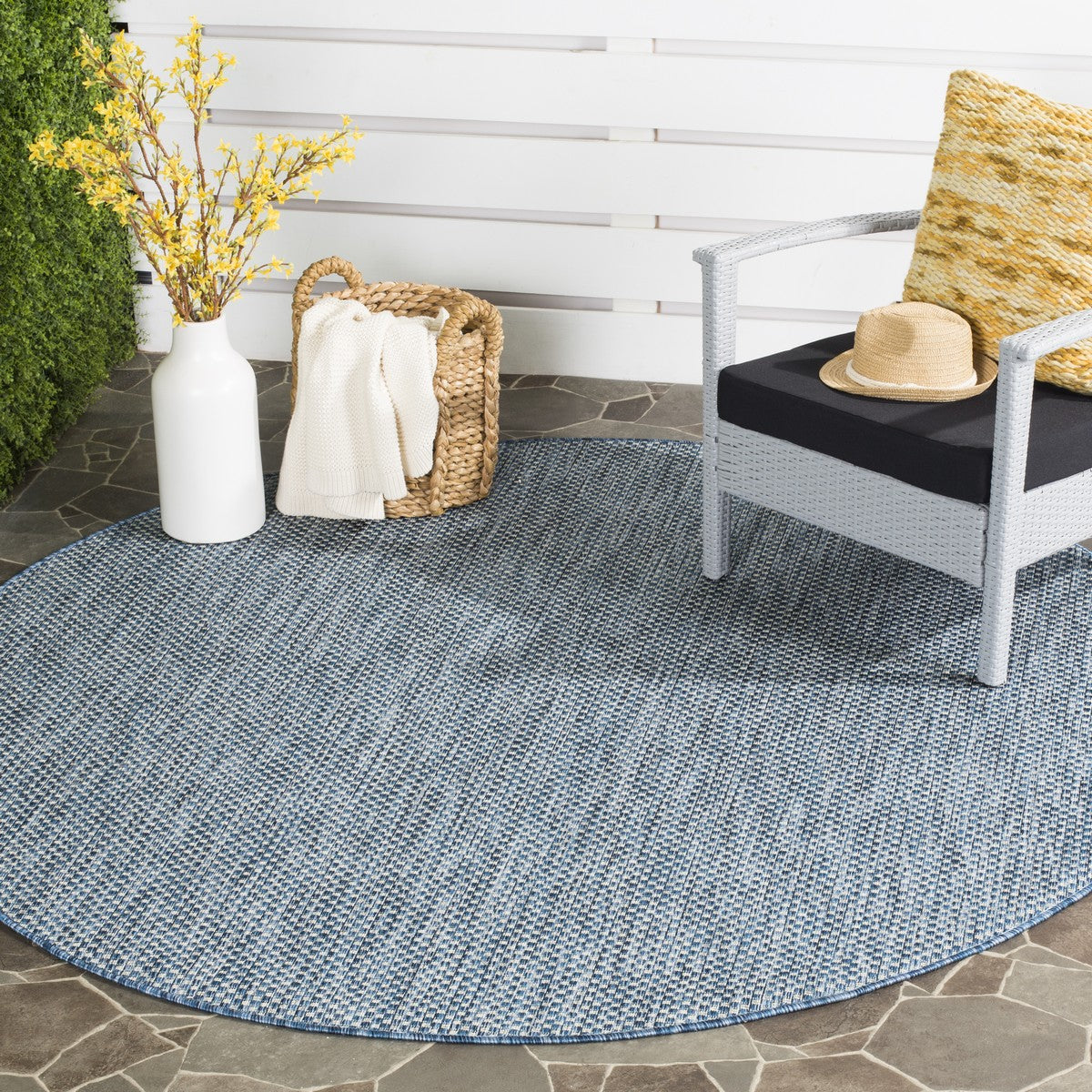 Safavieh Courtyard Cy8521-36821 Navy / Grey Rugs