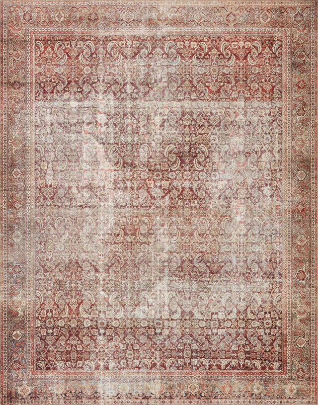 Loloi Layla Lay-11 Cinnamon/Sage Rugs - main flat