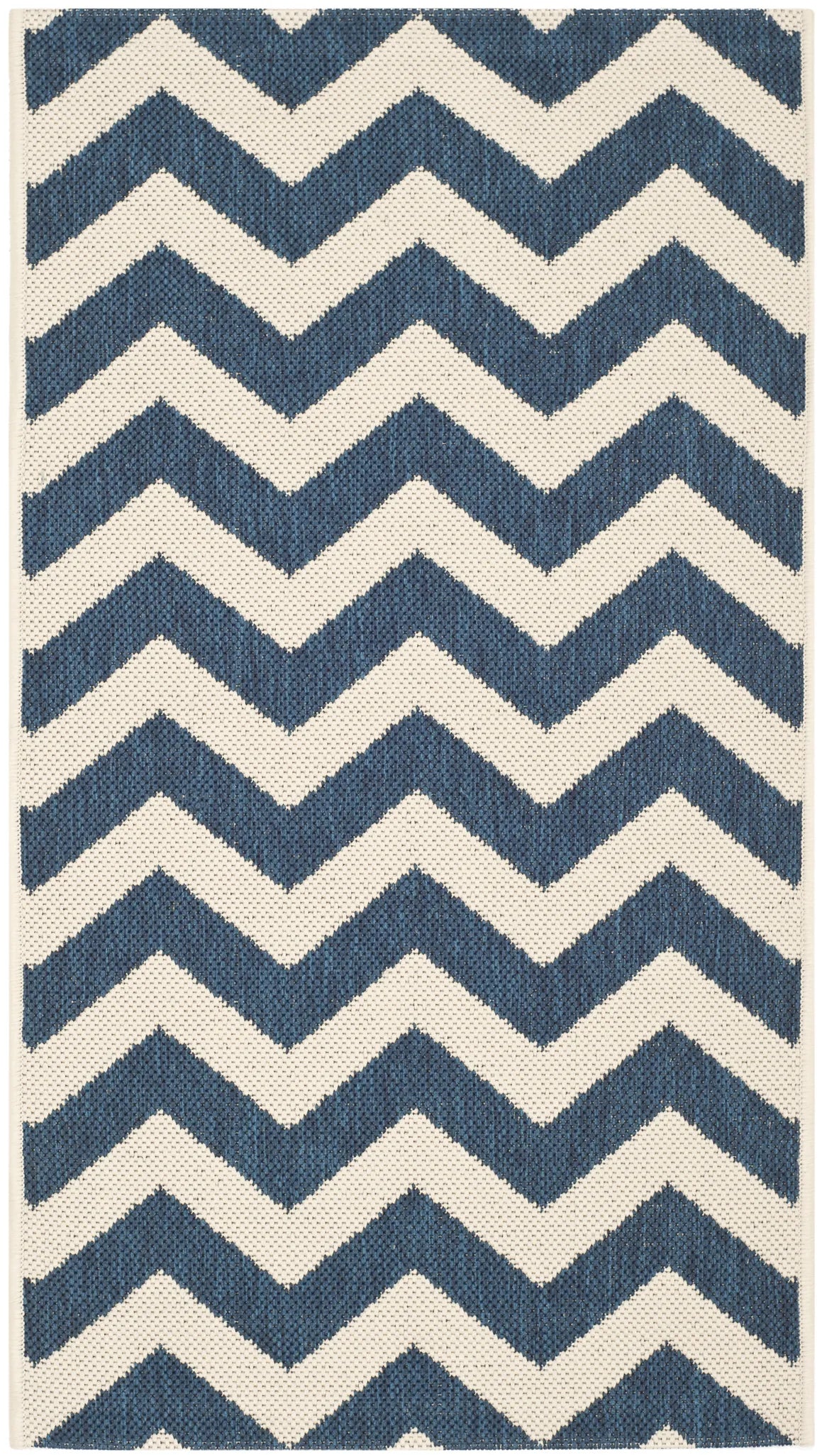 Safavieh Courtyard 2'-0" x 3'-7" Rug in Navy / Beige