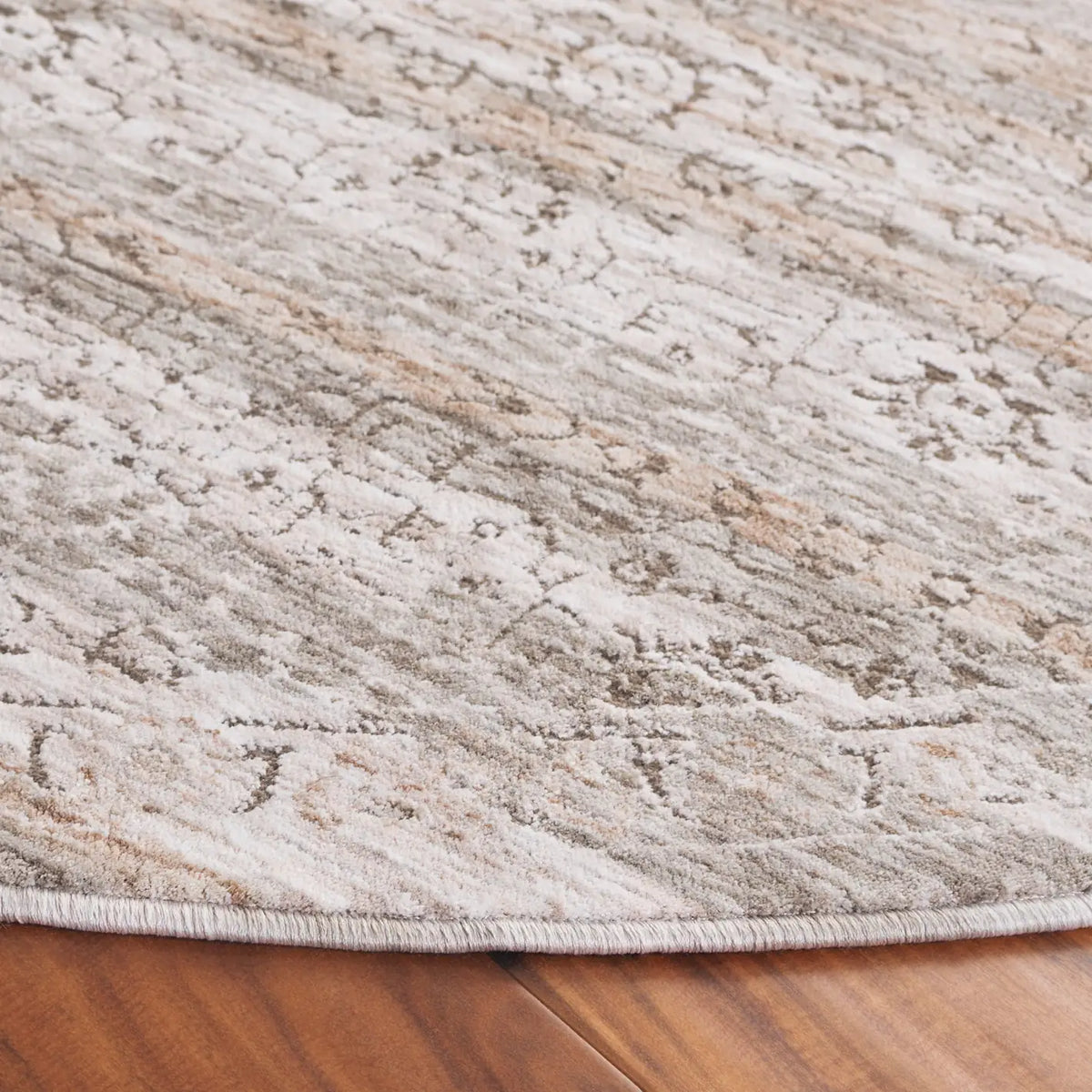 Safavieh Mason 100 6'-3" x 6'-3" Rug in Beige / Grey Ivory