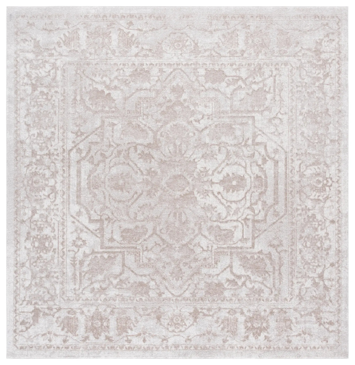Safavieh Reflection 6'-7" x 6'-7" Rug in Creme / Ivory