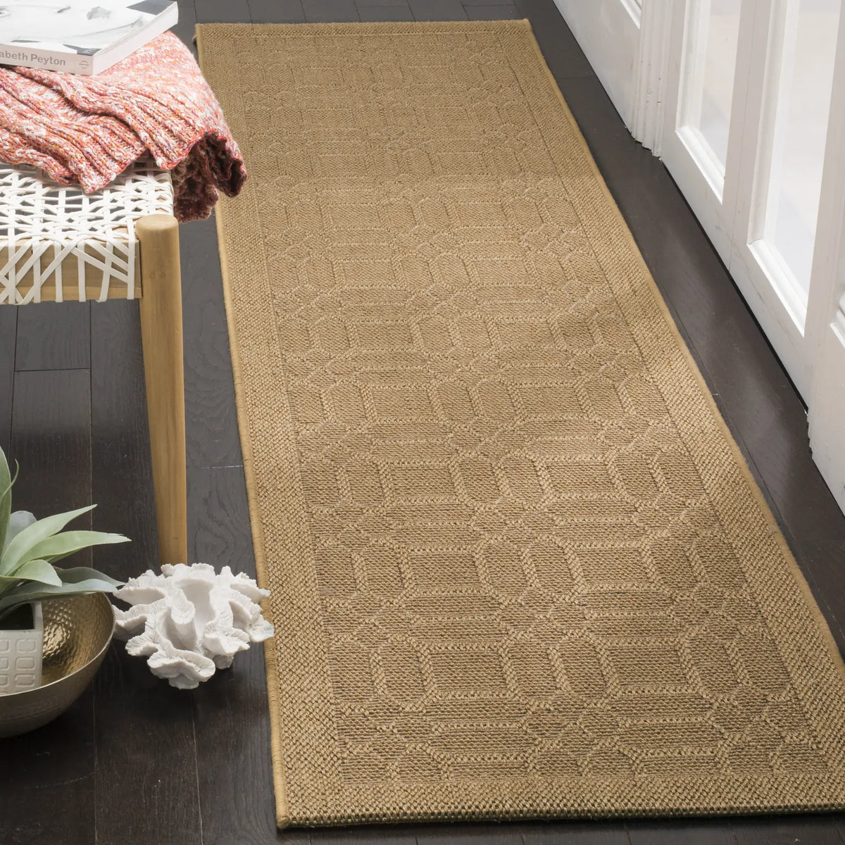Safavieh Palm Beach 2'-0" x 8'-0" Rug in Maize