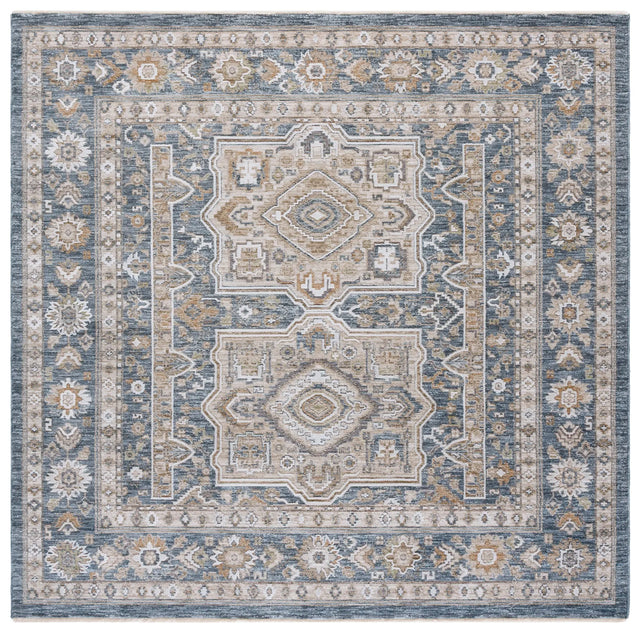 Safavieh Finley 6'-7" x 6'-7" Rug in Blue / Beige
