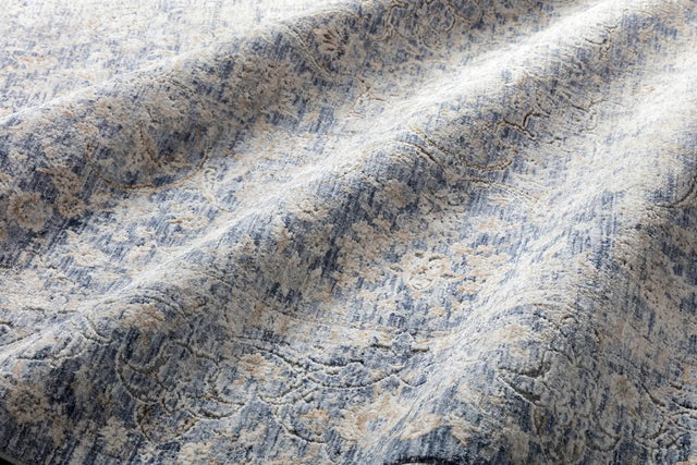Loloi Pandora Pan-01 Blue / Gold Rugs - organic detail