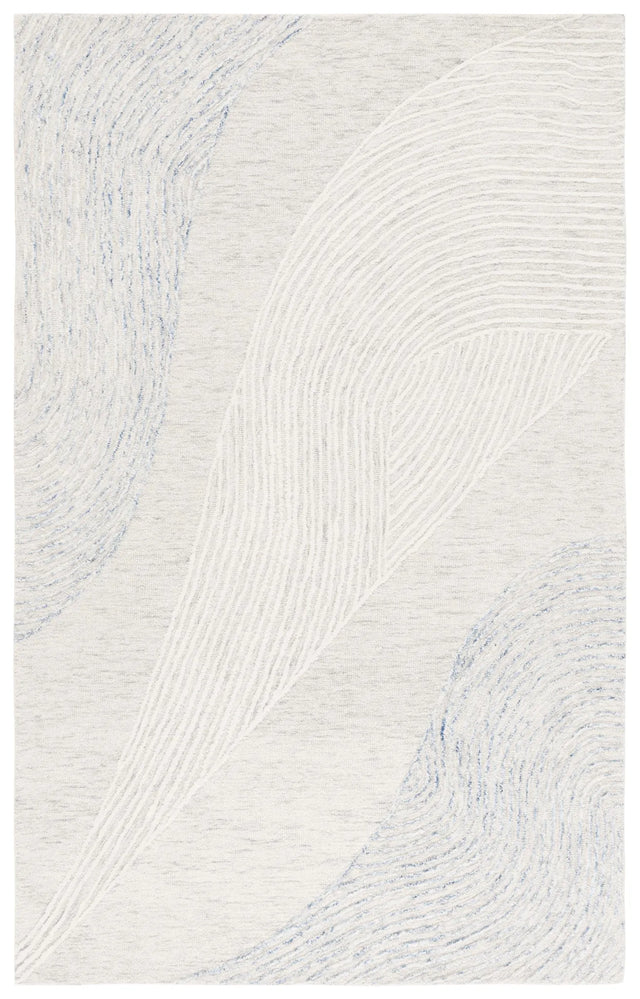 Safavieh Pine 4'-0" x 6'-0" Rug in Light Grey / Ivory