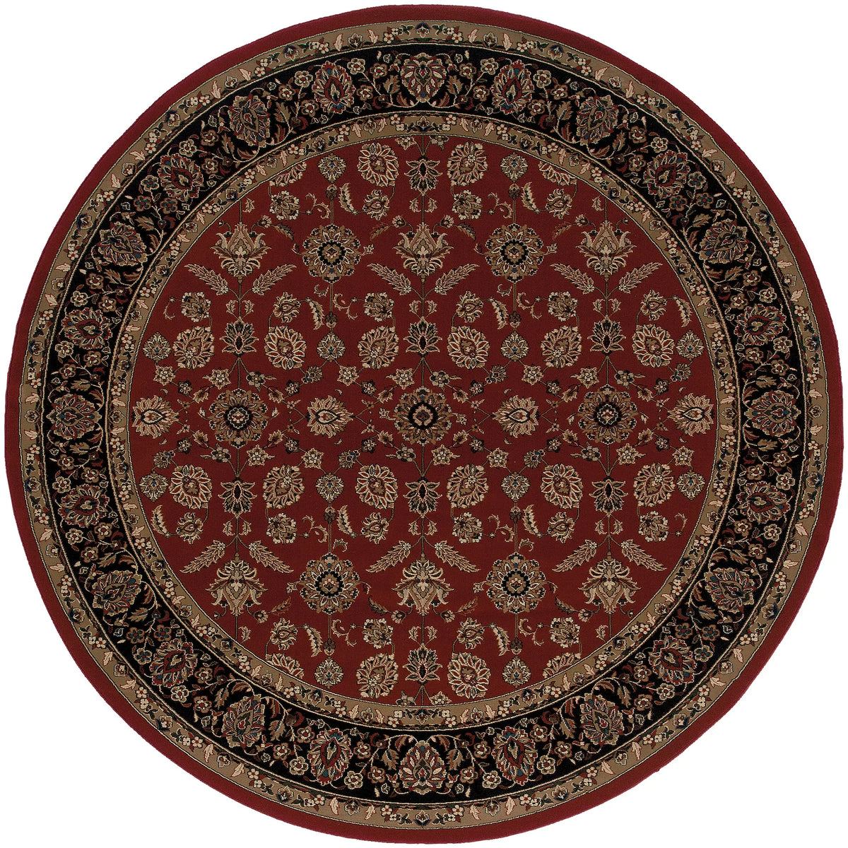 Oriental Weavers Sphinx Ariana 271c3 Red / Black Rugs - main flat