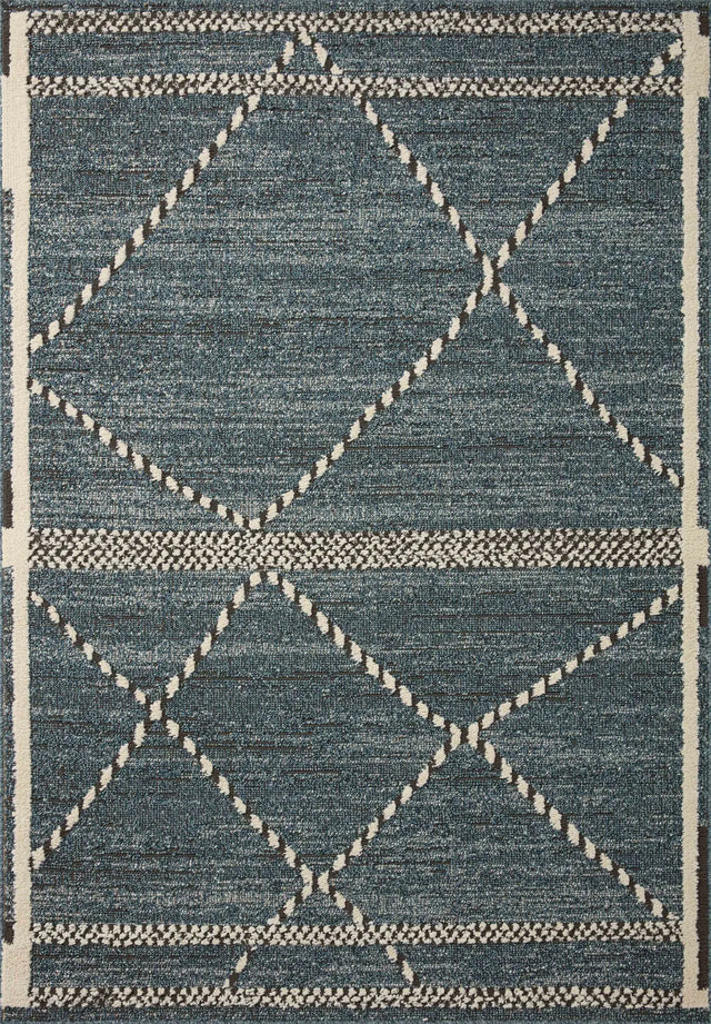 Loloi Fabian Fab-01 Denim/Charcoal Rug - main flat