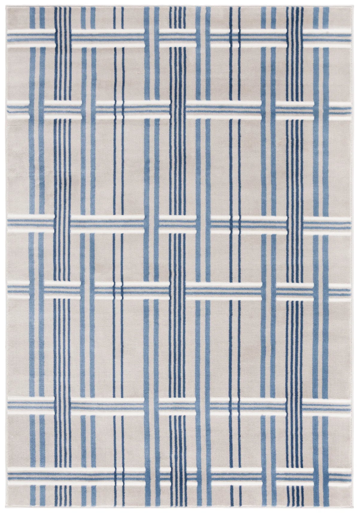 Safavieh Groove 4'-0" x 6'-0" Rug in Beige / Blue