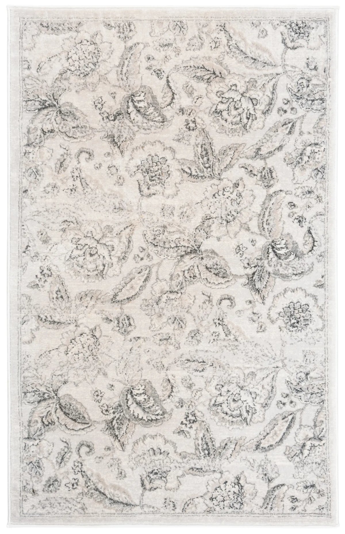 Safavieh Carnegie 3'-0" x 5'-0" Rug in Silver / Grey