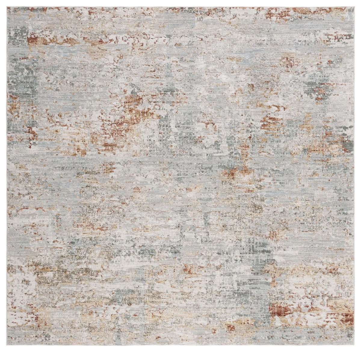 Safavieh Adrianna 6'-7" x 6'-7" Rug in Blue / Rust