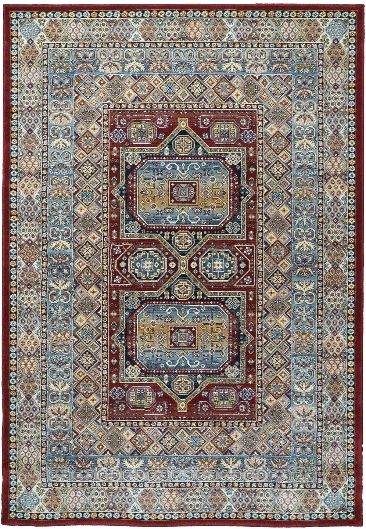 Dynamic Rugs Ancient Garden 57147 Red Rugs - Rectangular