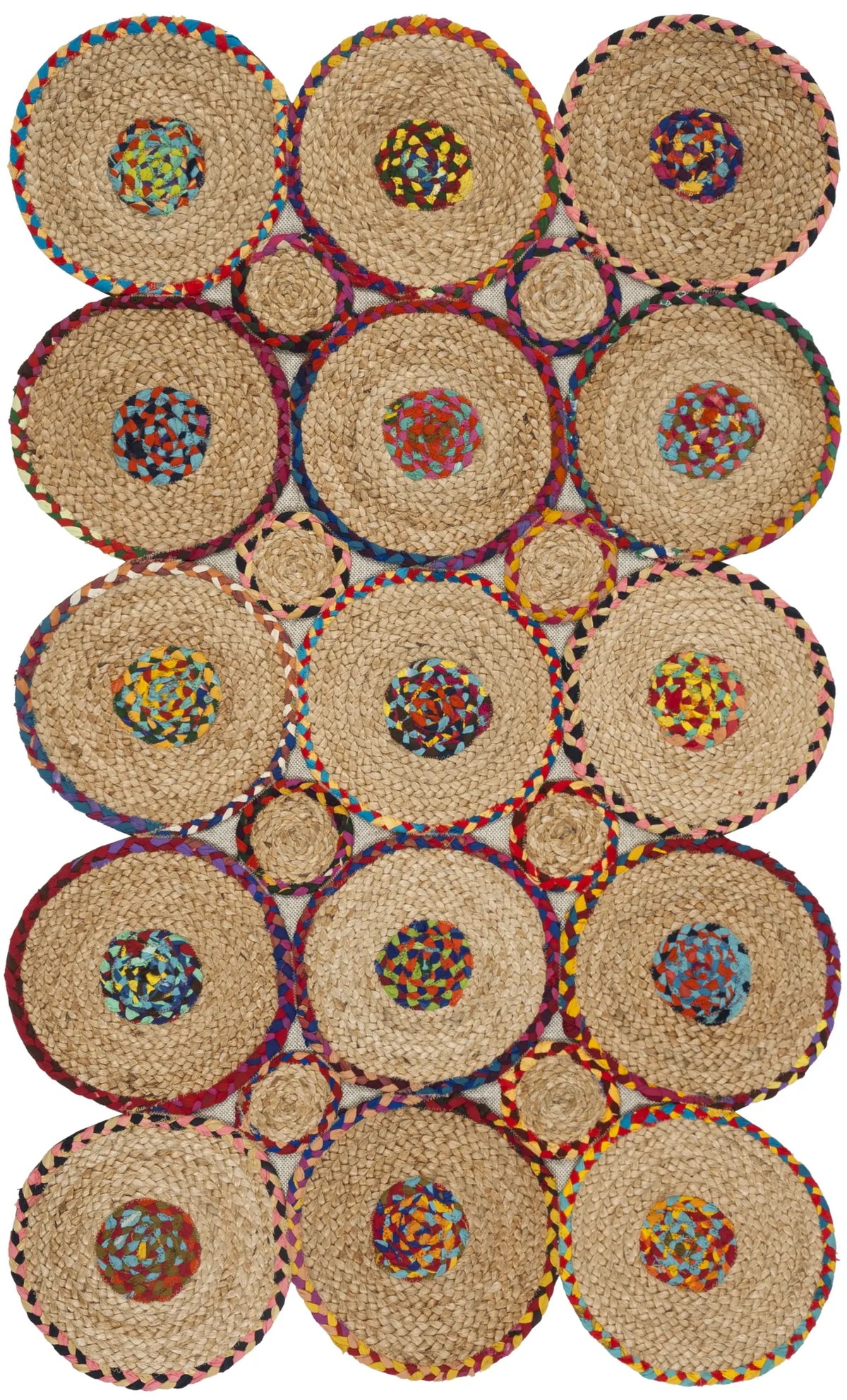 Safavieh Cape Cod 3'-0" x 5'-0" Rug in Red / Natural