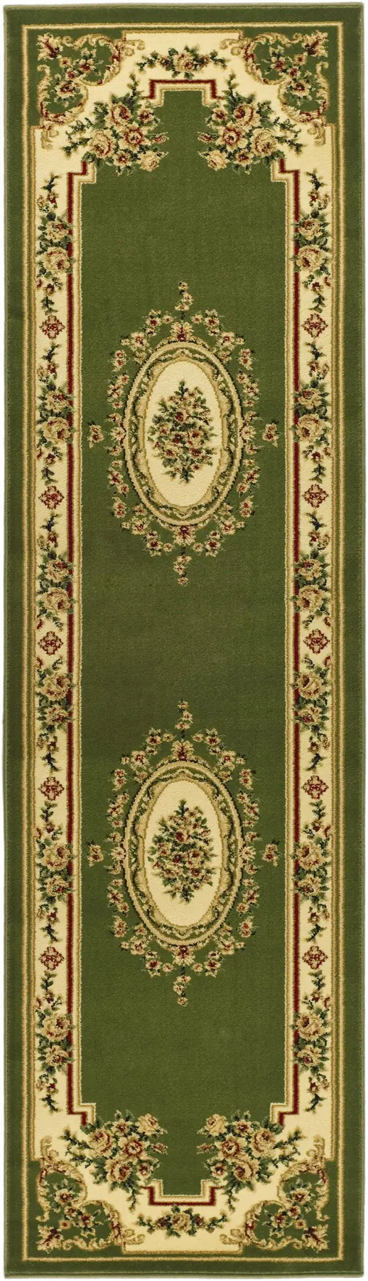 Safavieh Lyndhurst 2'-3" x 8'-0" Rug in Sage / Ivory