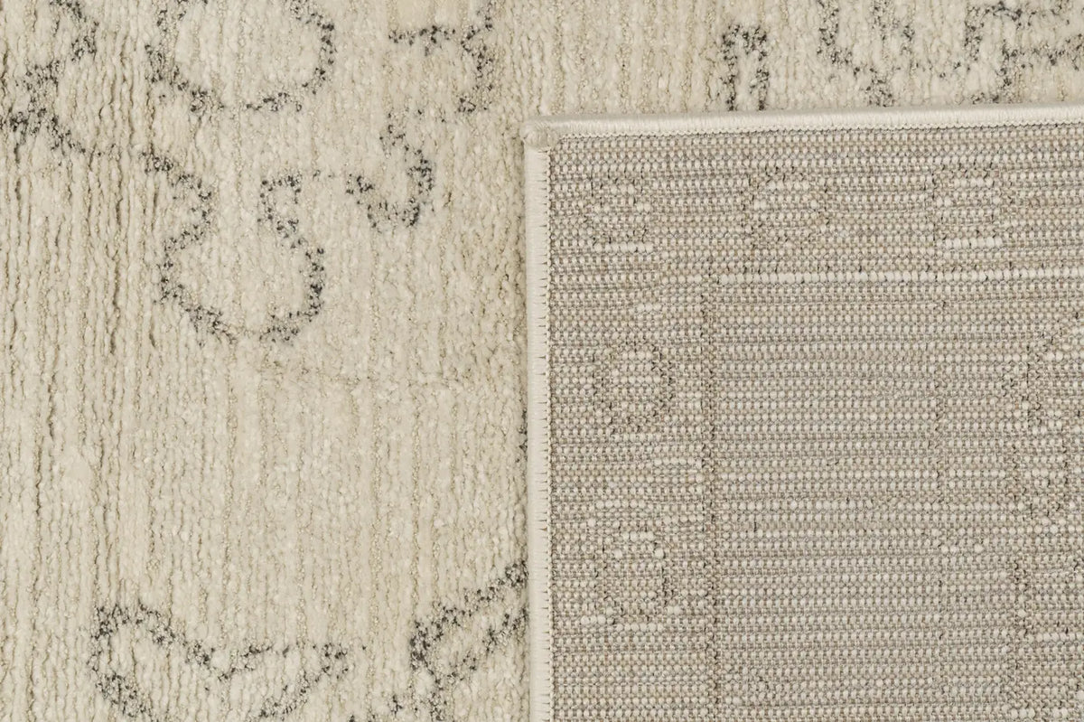 Dynamic Rugs Monroe 9802 Power Loomed Modern Beige/Grey Rug - Corner