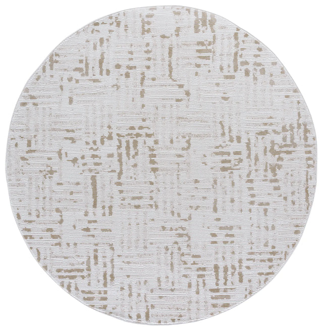 Safavieh Slate 700 6'-7" x 6'-7" Rug in Ivory / Taupe