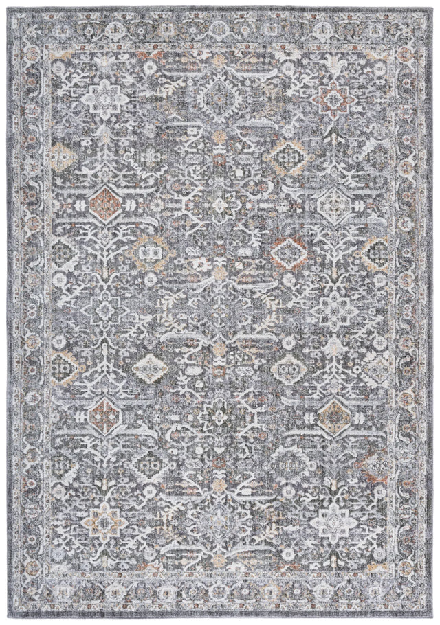 Safavieh Scarlett 400 4'-0" x 6'-0" Rug in Grey / Ivory Rust