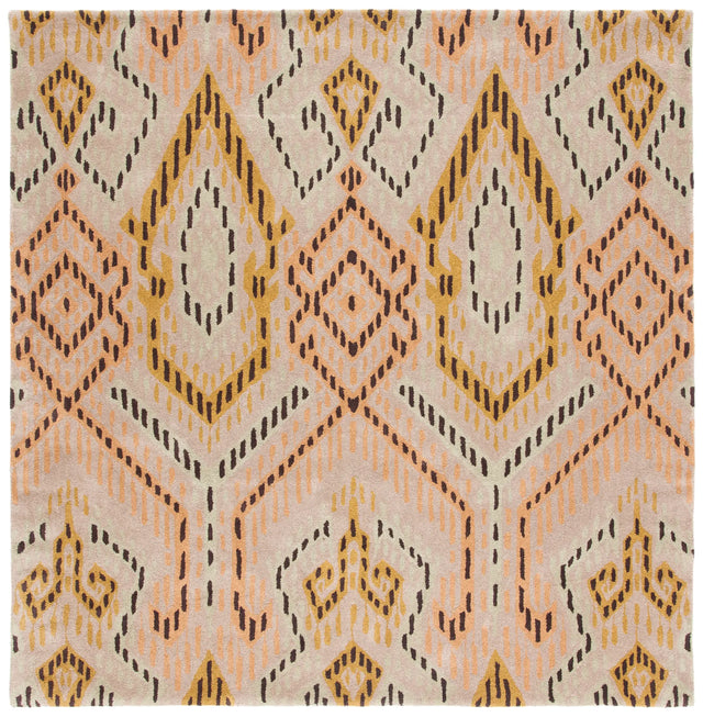 Safavieh Wyndham 7'-0" x 7'-0" Rug in Brown / Ivory