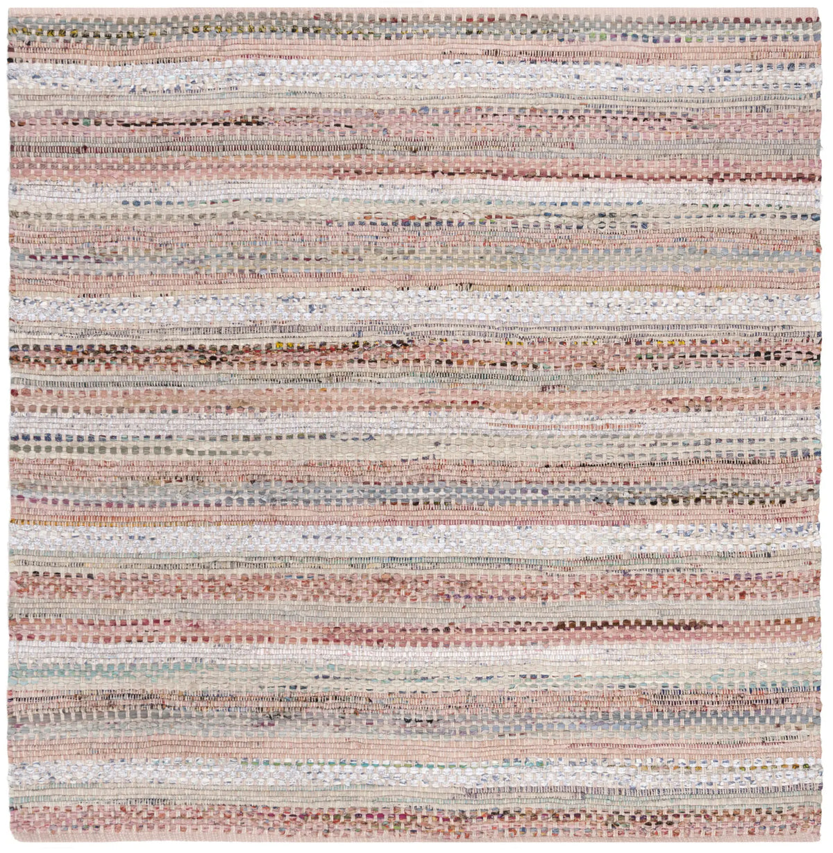 Safavieh Montauk 6'-0" x 6'-0" Rug in Pink / Multi