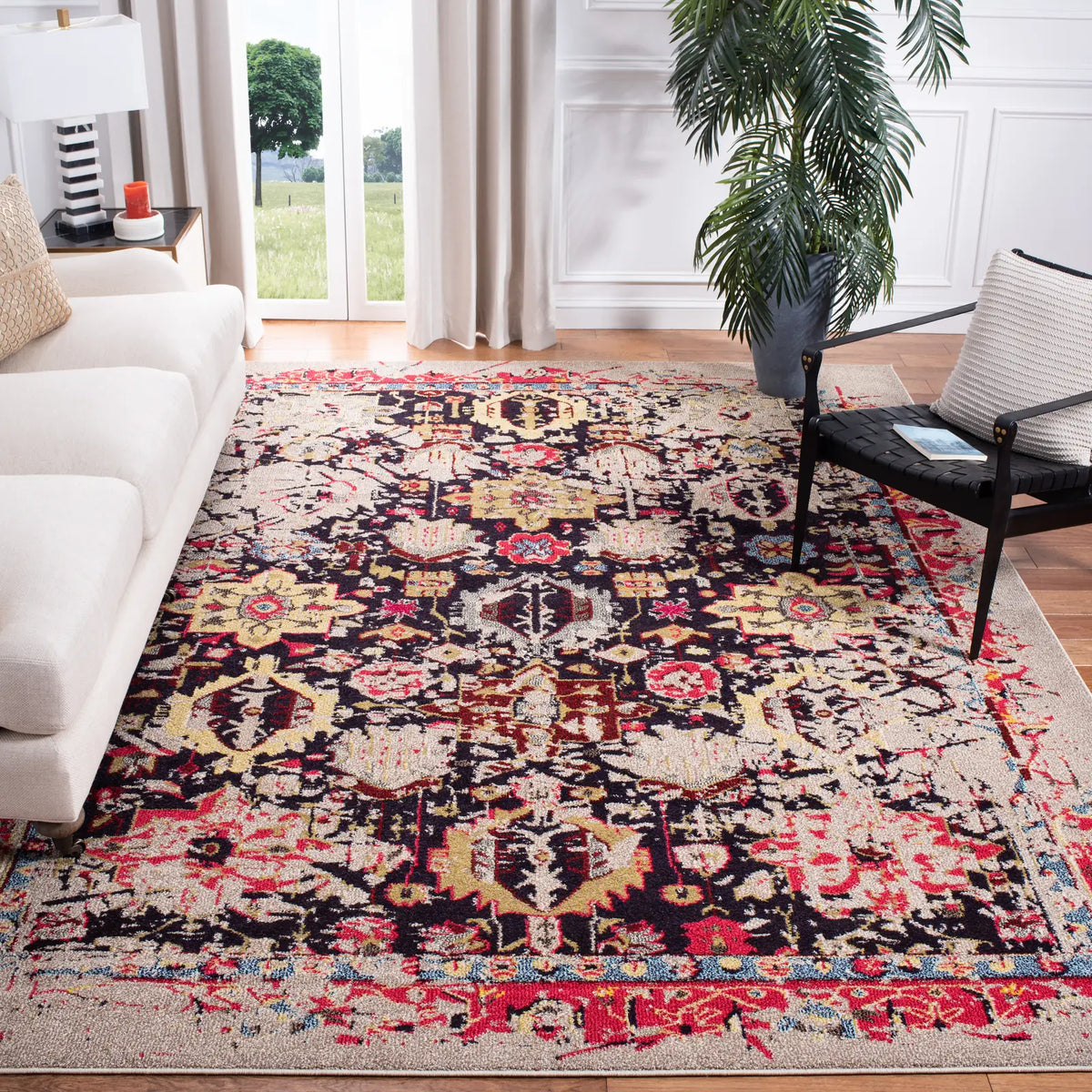 Safavieh Monaco 10'-0" x 14'-0" Rug in Grey / Multi