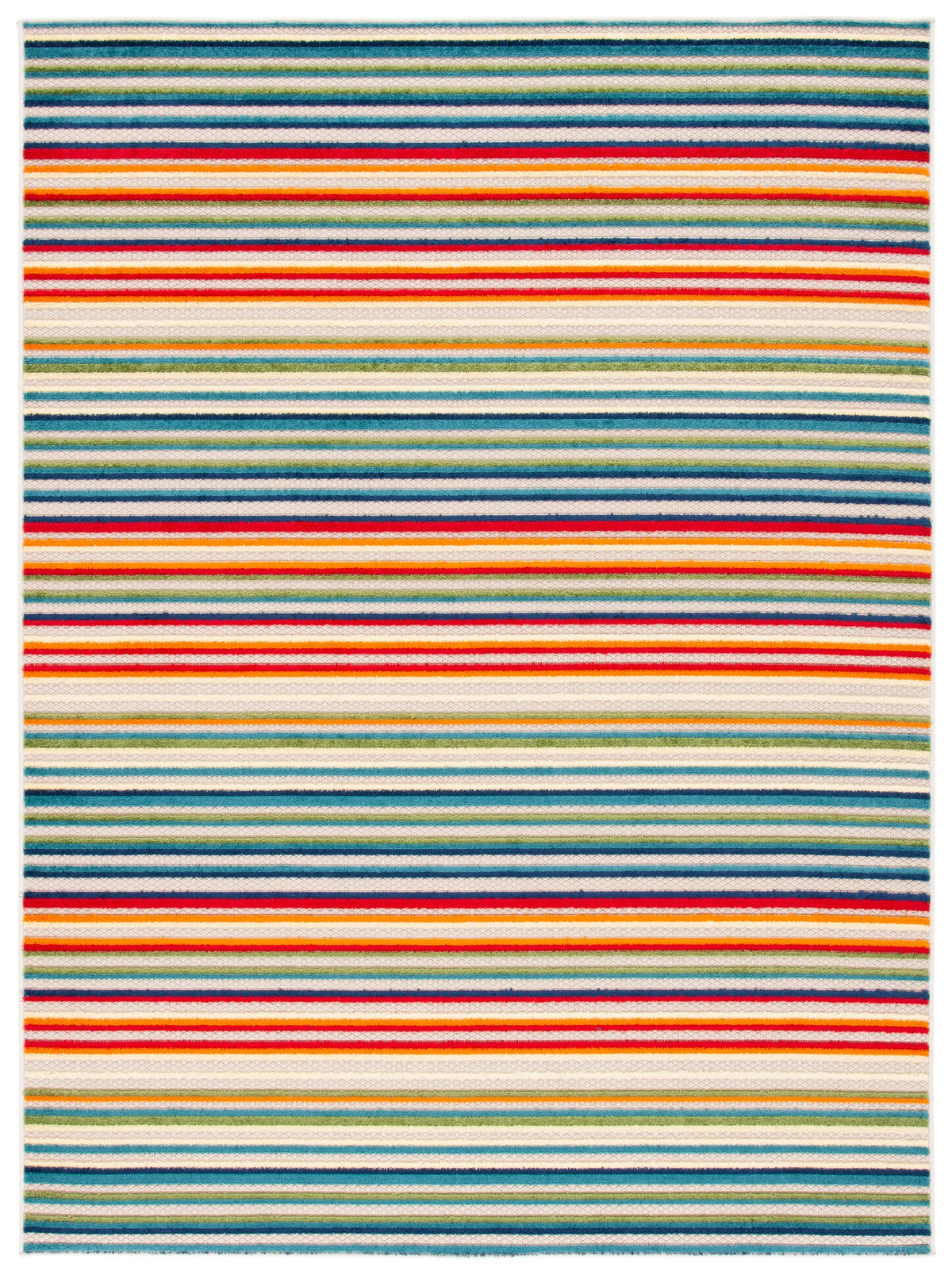 Safavieh Cabana 4'-5" x 6'-5" Rug in Ivory / Green