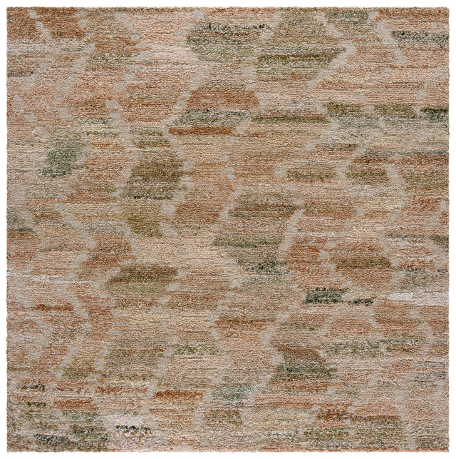 Safavieh Harvest 6'-0" x 6'-0" Rug in Green / Beige