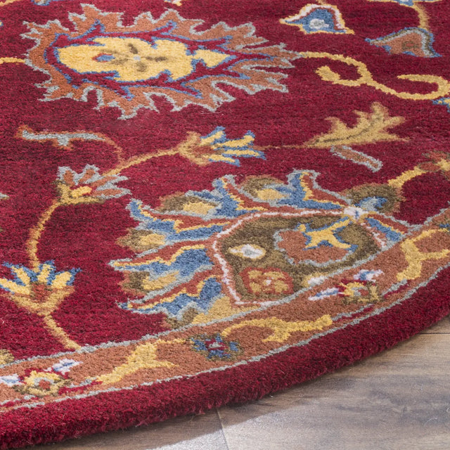 Safavieh Heritage 6'-0" x 6'-0" Rug in Red