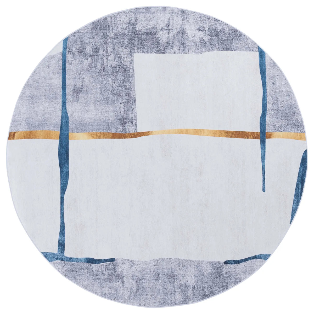 Safavieh Tacoma 6'-0" x 6'-0" Rug in Grey / Light Grey
