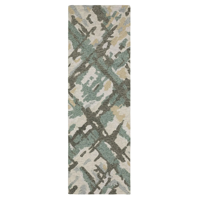 Oriental Weavers Sphinx Kipton KIP08 Teal Rugs - runner