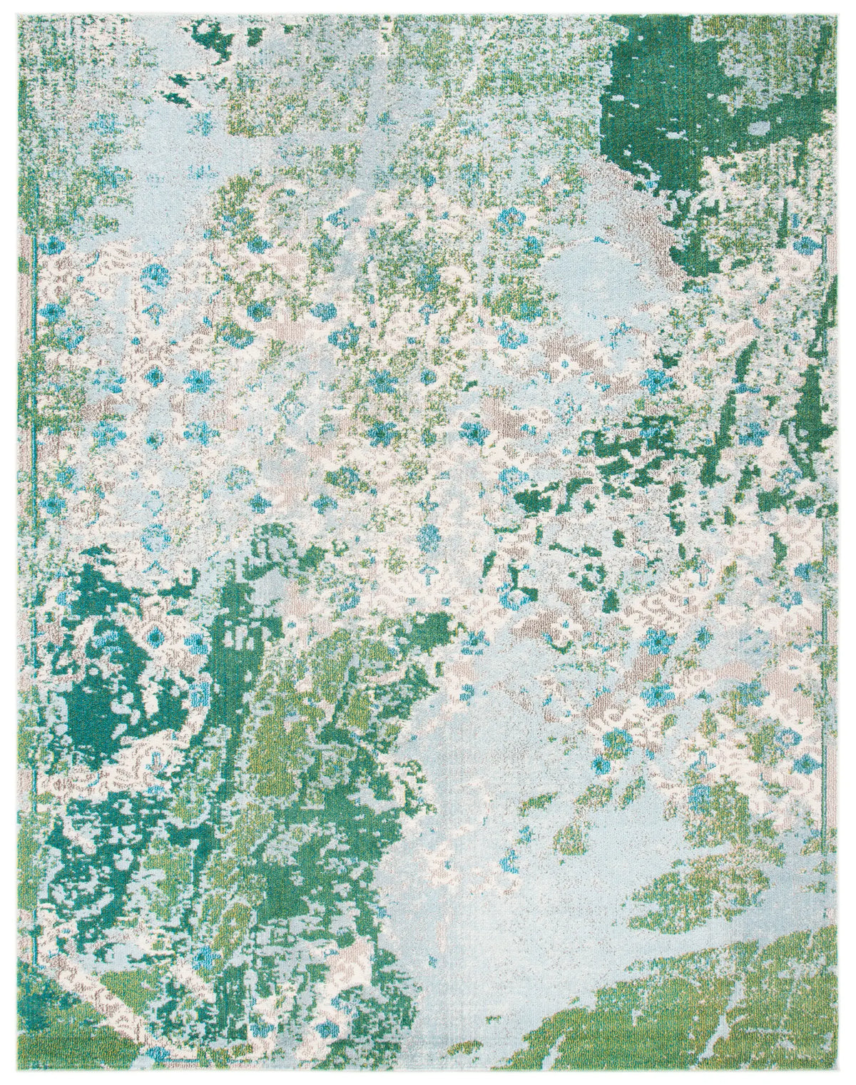 Safavieh Madison 10'-0" x 14'-0" Rug in Green / Blue