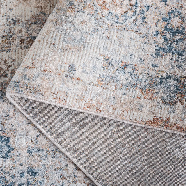 Safavieh Scarlett 400 4'-0" x 6'-0" Rug in Beige / Blue Ivory