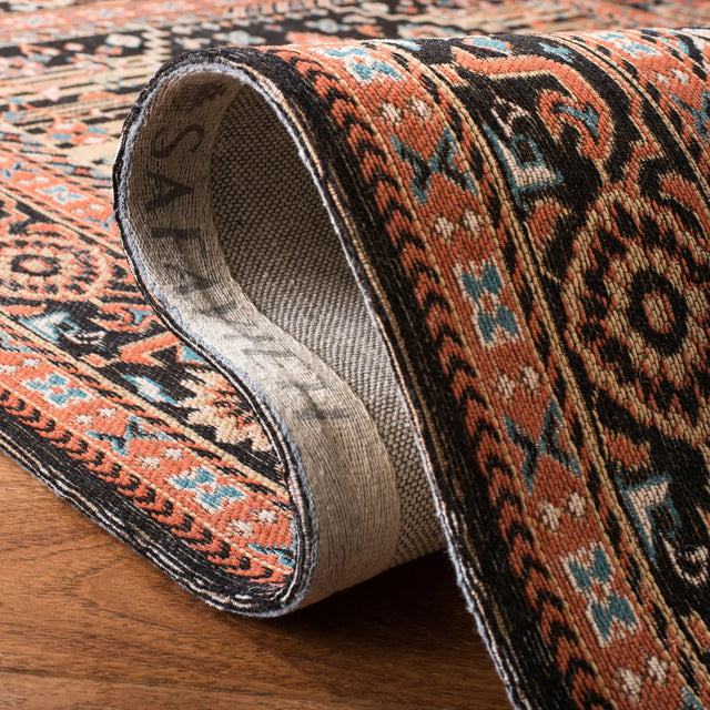 Safavieh Classic Vintage 5'-0" x 8'-0" Rug in Black / Rust