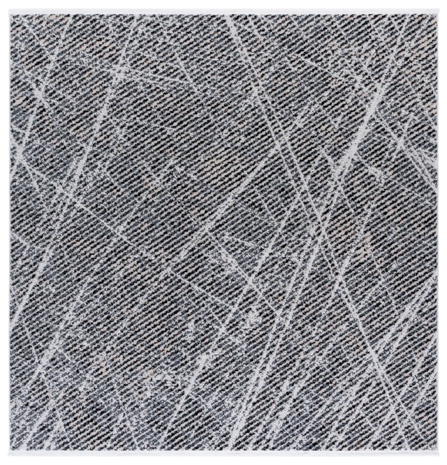 Safavieh Mila 6'-7" x 6'-7" Rug in Ivory / Grey Black