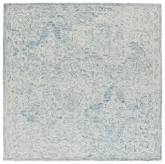 Safavieh Martha Stewart 6'-0" x 6'-0" Rug in Blue / Ivory