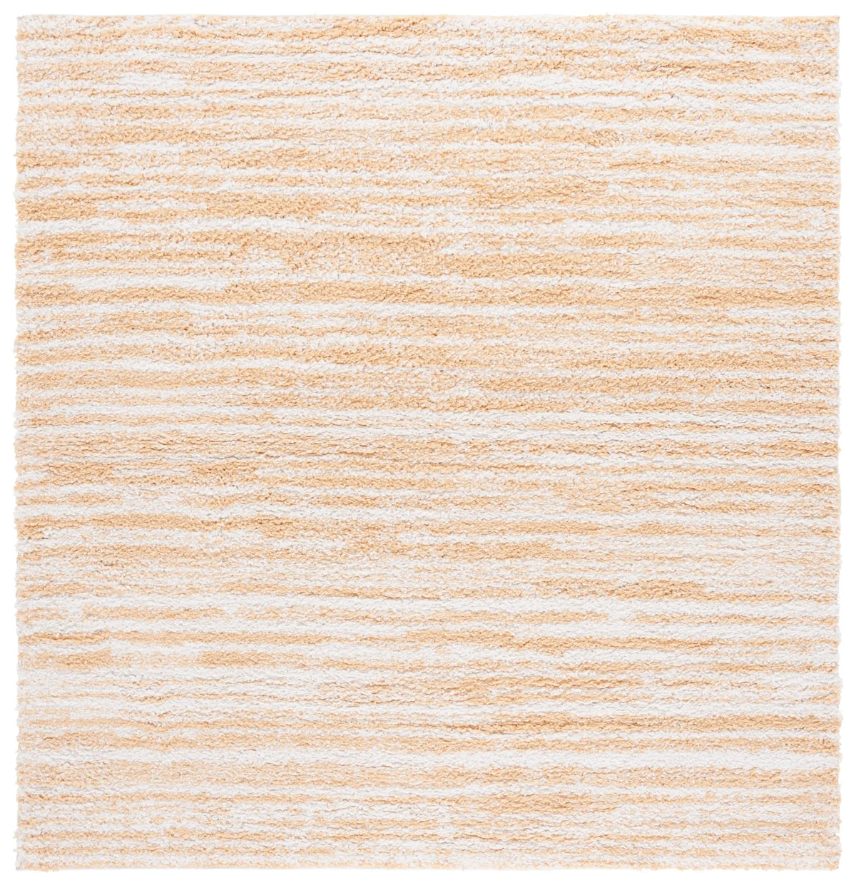 Safavieh Rumi Shag 6'-7" x 6'-7" Rug in Gold / Ivory