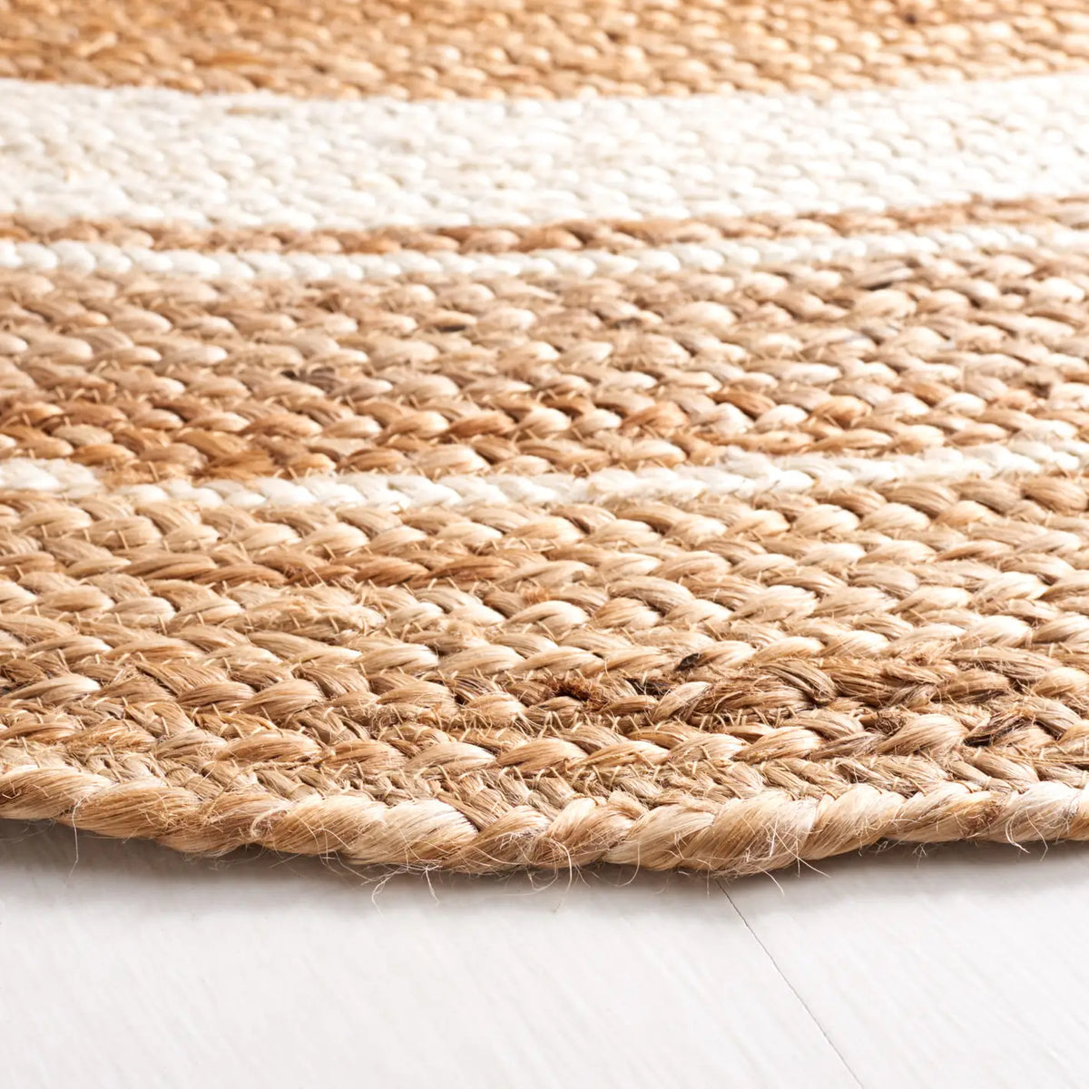 Safavieh Natural Fiber 5'-0" x 5'-0" Rug in Natural / Ivory
